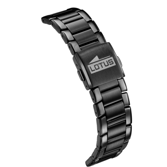 Montre homme Lotus Pulse 19088/2 – cadran bleu marine bracelet acier – vue de dos