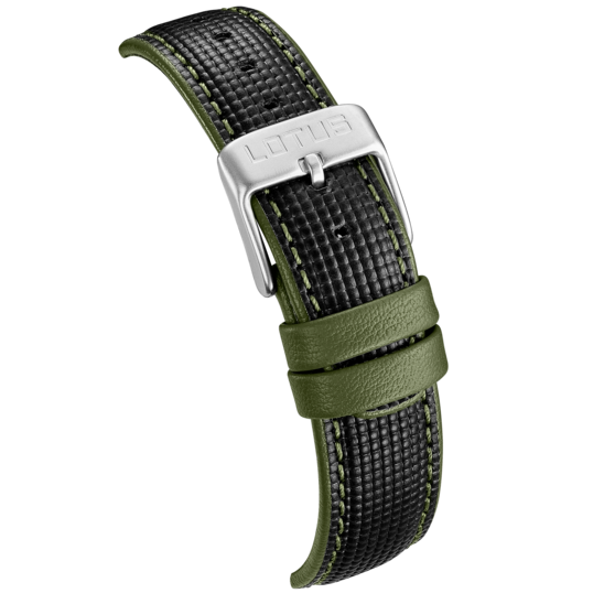 Montre homme Lotus Pulse 19091/1 – cadran vert bracelet cuir – vue de dos
