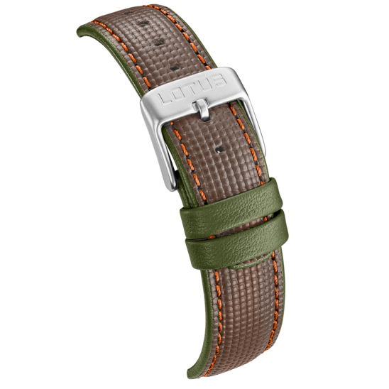 Montre homme Lotus Pulse 19091/2 – cadran marron bracelet cuir – vue de dos