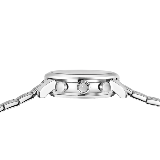 Montre connectée homme Lotus Connected 19093/2 – cadran noir bracelet acier – vue de trois-quarts
