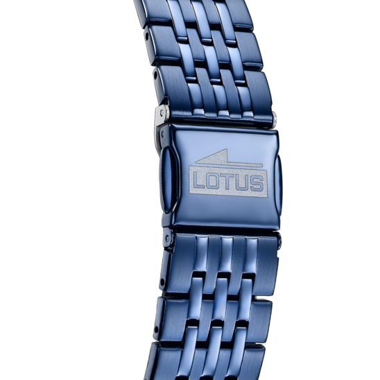 Montre connectée homme Lotus Connected 19094/2 – cadran bleu bracelet acier – vue de dos