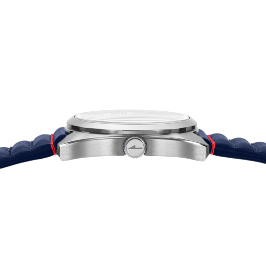 Montre homme Lotus Pulse 19096/1 – cadran bleu bracelet cuir – vue de trois-quarts 2