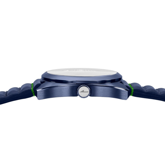 Montre homme Lotus Pulse 19097/2 – cadran bleu bracelet cuir – vue de trois-quarts 2