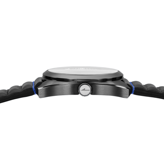 Montre homme Lotus Pulse 19099/3 – cadran bleu bracelet cuir – vue de trois-quarts 2