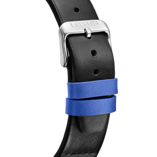 Montre homme Lotus Pulse 19099/3 – cadran bleu bracelet cuir – vue de dos