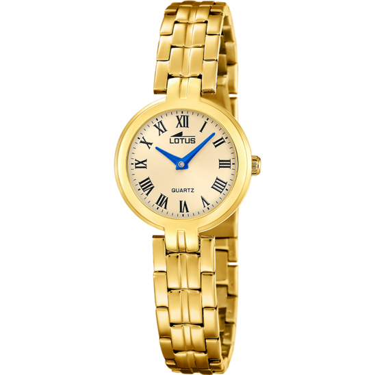 Montre femme Lotus Old Money 19103/2 – cadran doré bracelet acier – vue de face