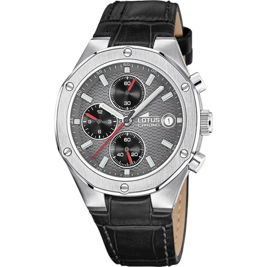 Montre mixte Lotus 19110/1 – cadran gris bracelet souple – vue de face