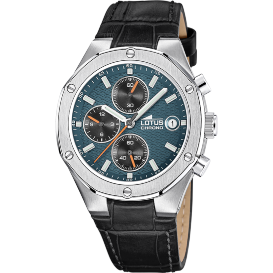 Montre mixte Lotus 19110/2 – cadran vert bracelet souple – vue de face