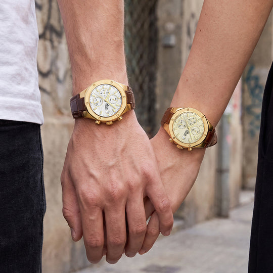 Montre mixte Lotus 19111/1 – cadran blanc bracelet souple – portée