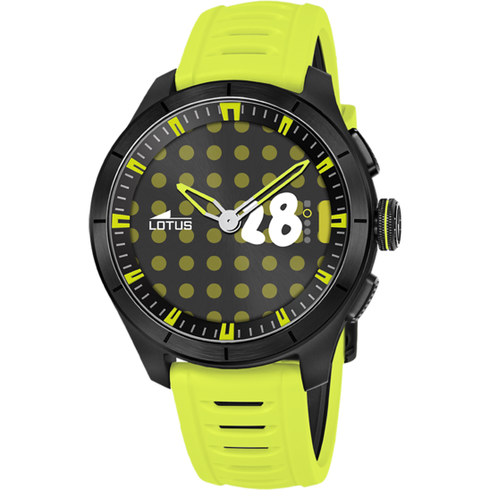 Montre connectée mixte Lotus Connected 20001/5 – écran numérique bracelet souple – vue de face