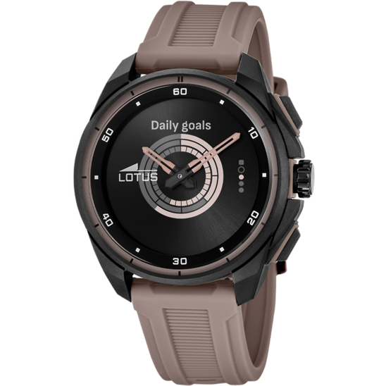 Montre connectée mixte Lotus Connected 20002/2 – écran numérique bracelet souple – vue de face