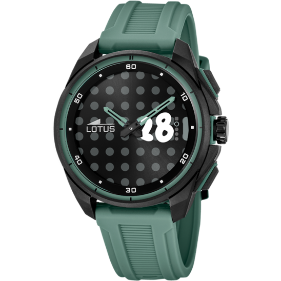 Montre connectée mixte Lotus Connected 20002/3 – écran numérique bracelet souple – vue de face