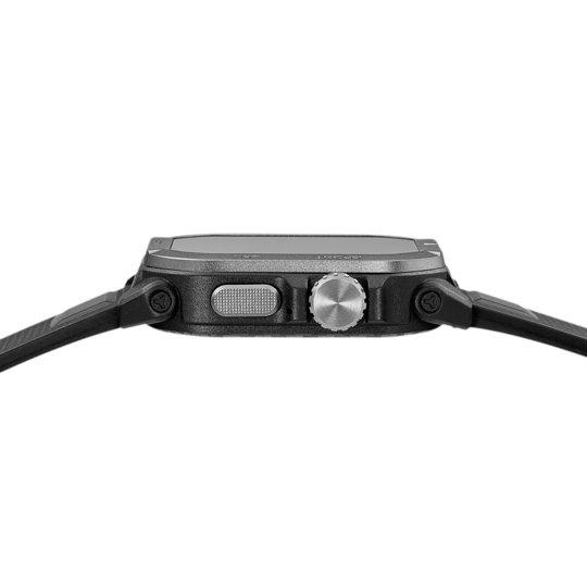 Montre connectée mixte Lotus Smartwatch 50200/1 – écran noir bracelet souple – vue de trois-quarts 2