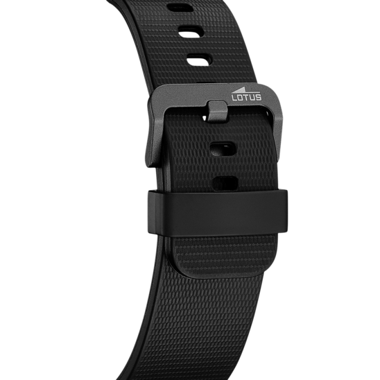 Montre connectée mixte Lotus Smartwatch 50200/1 – écran noir bracelet souple – vue de dos