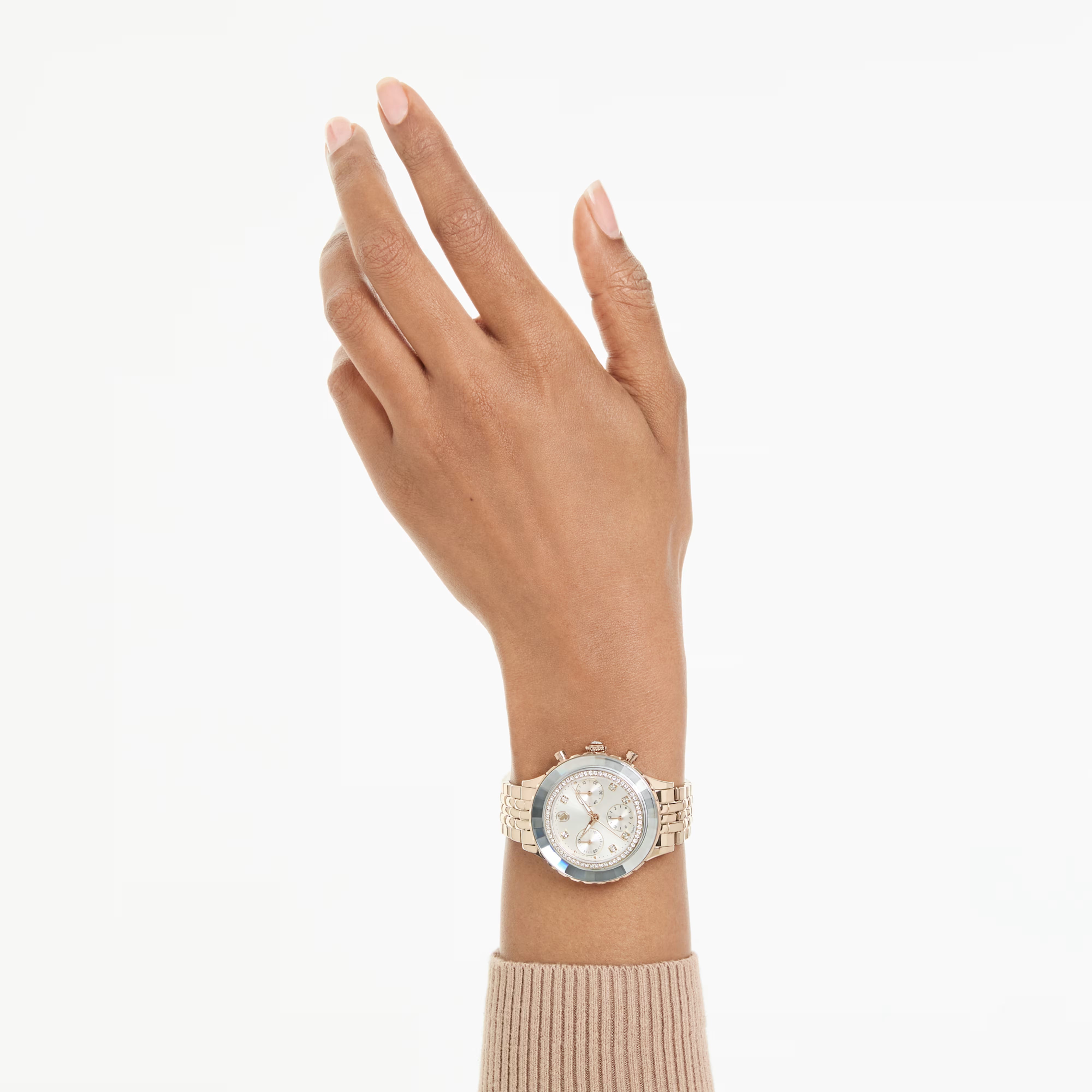 Montre Femme Octea Chrono Champagne Doré - Swarovski vue 6