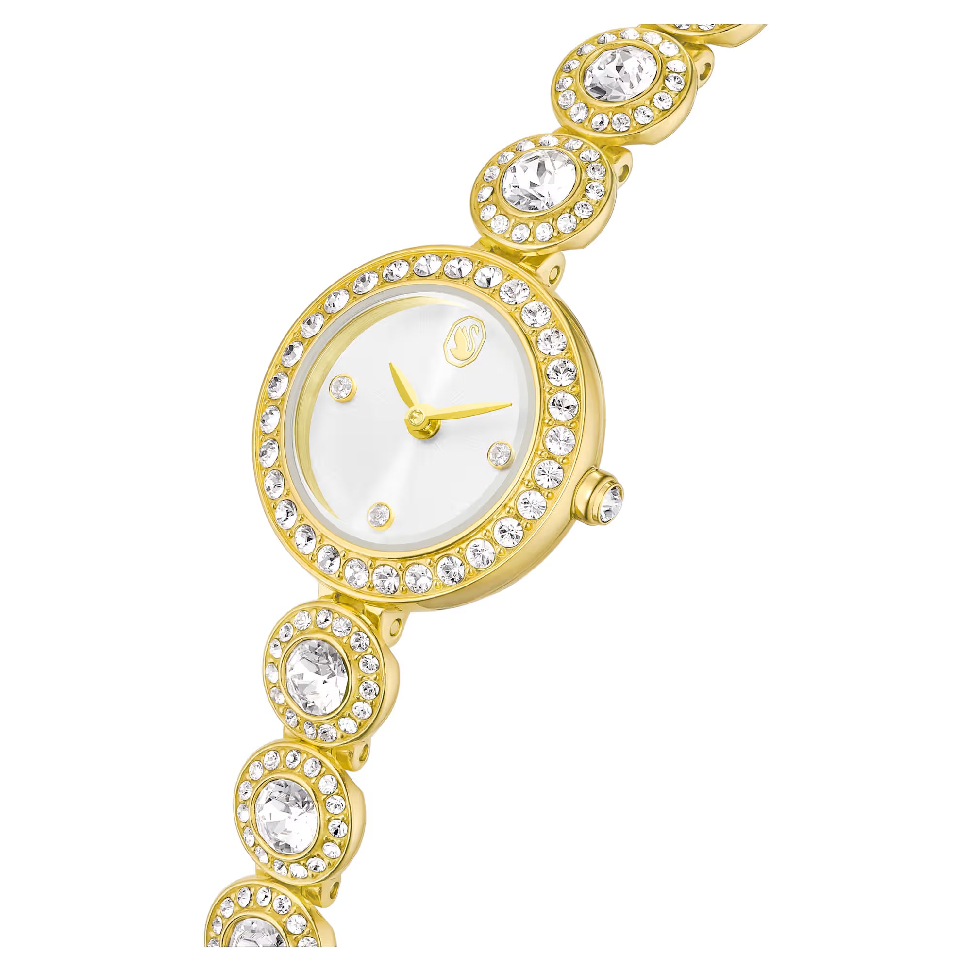 Swarovski Watch - Una Angelic - Chain Bracelet - White Dial - Gold