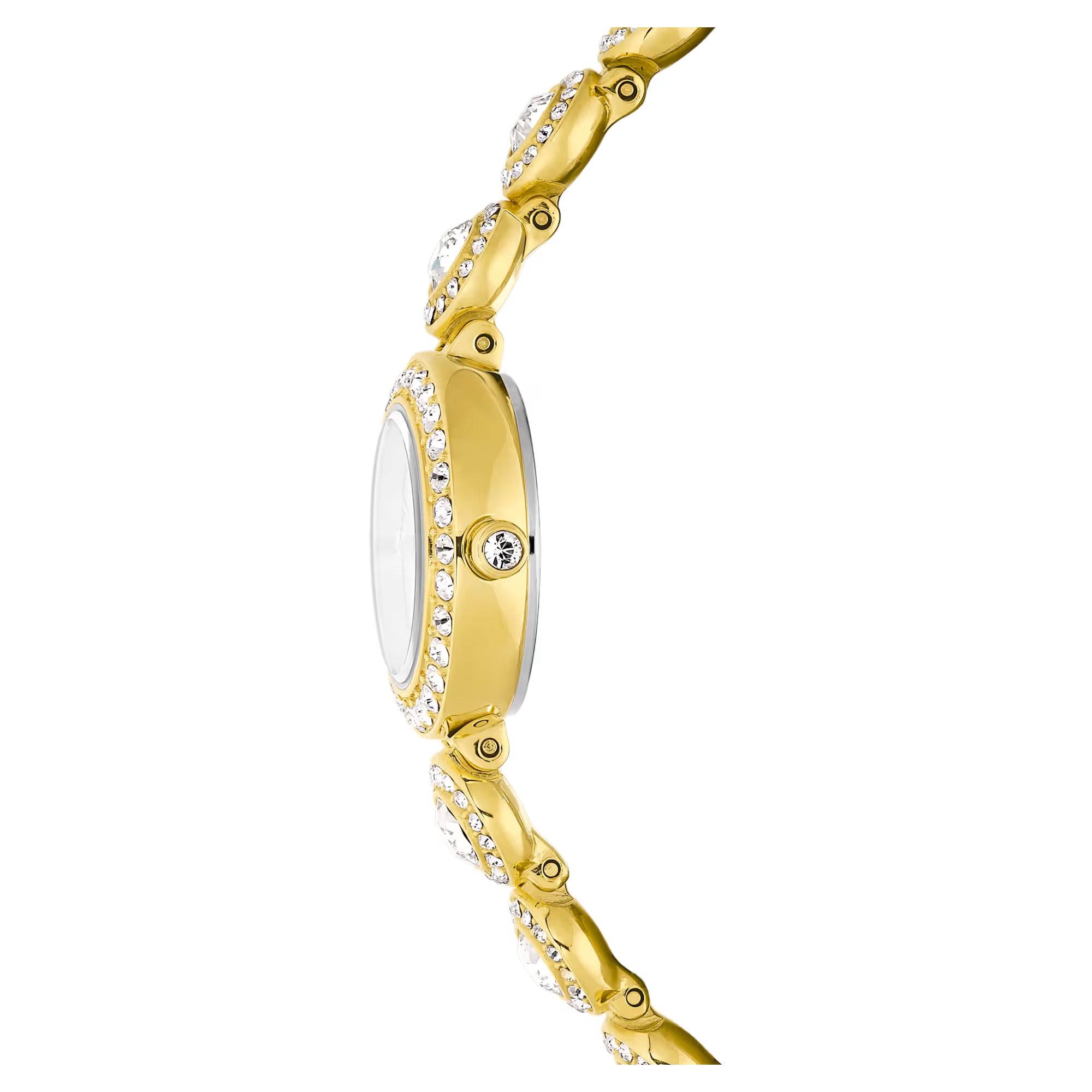 Swarovski Watch - Una Angelic - Chain Bracelet - White Dial - Gold
