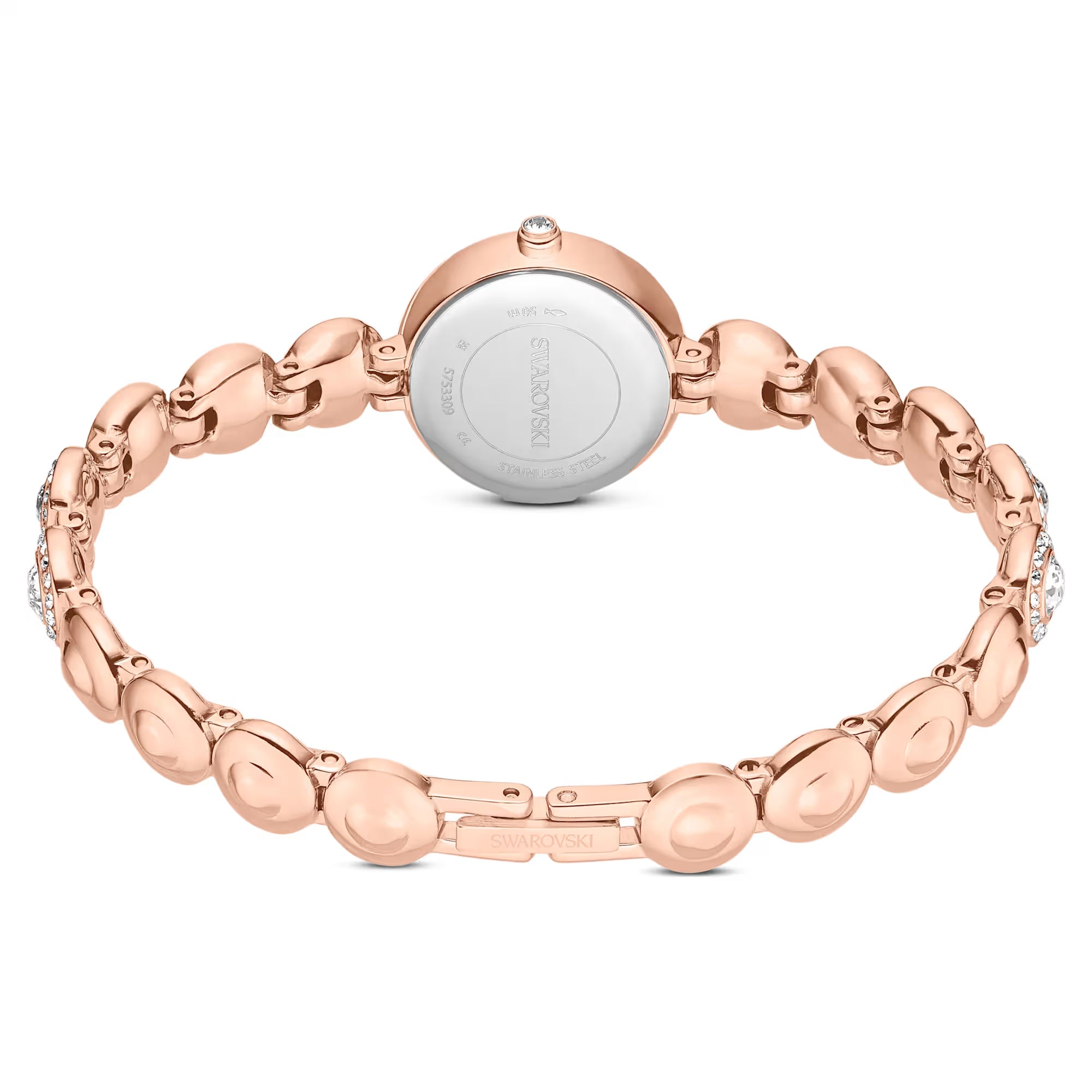 Swarovski Watch - Una Angelic - Chain Bracelet - White Dial - Rose Gold