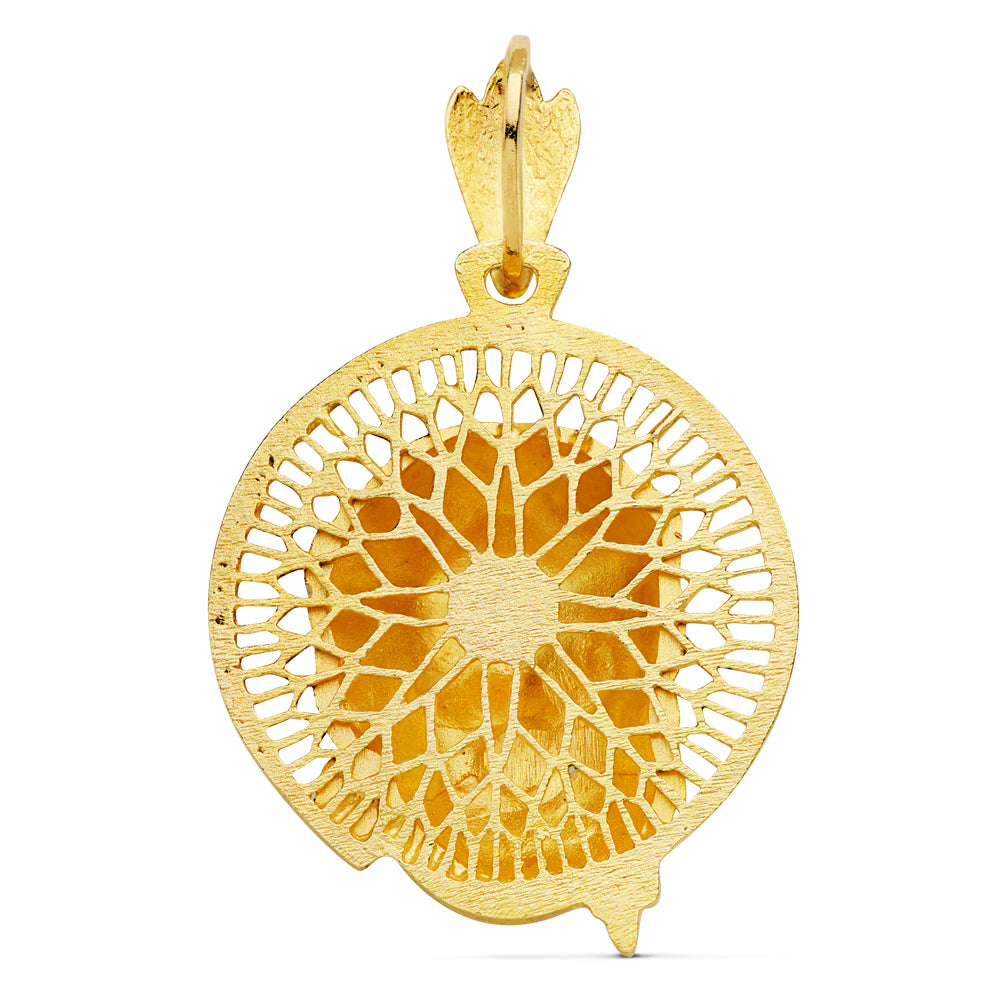 18K Pendentif Christ Auréolé 29X26 mm