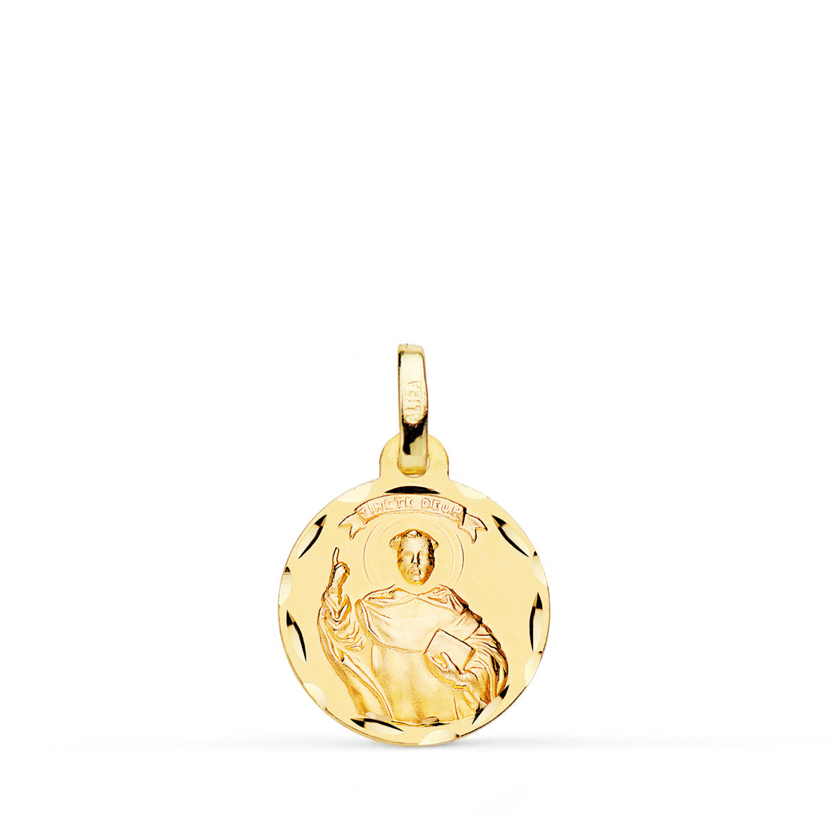 18K Saint Vicente Ferrer Medal 14MM