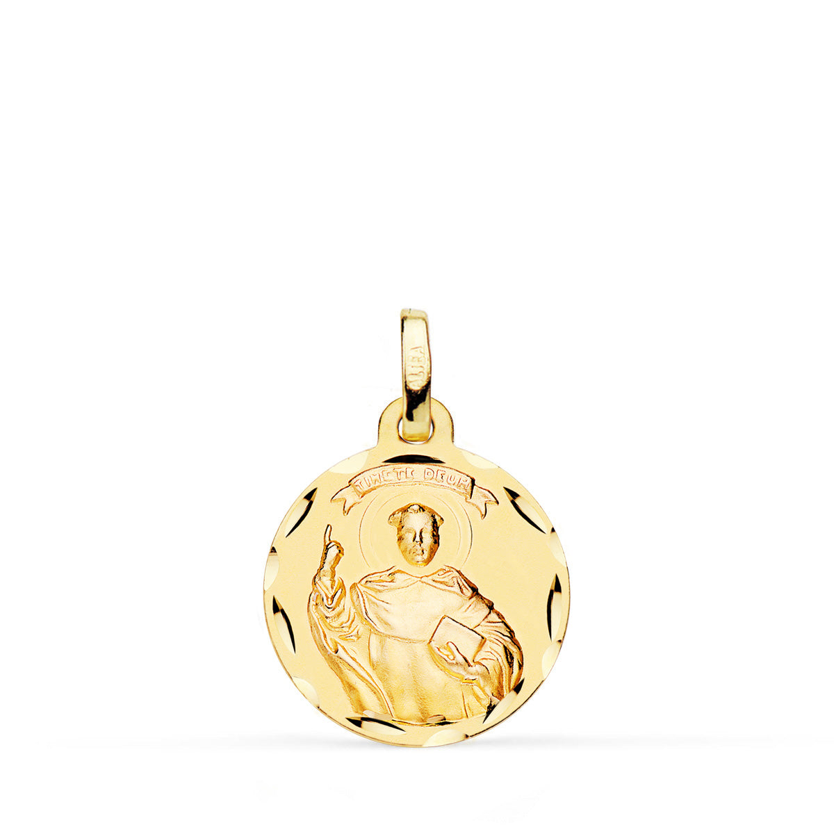18K Saint Vicente Ferrer Medal 16MM