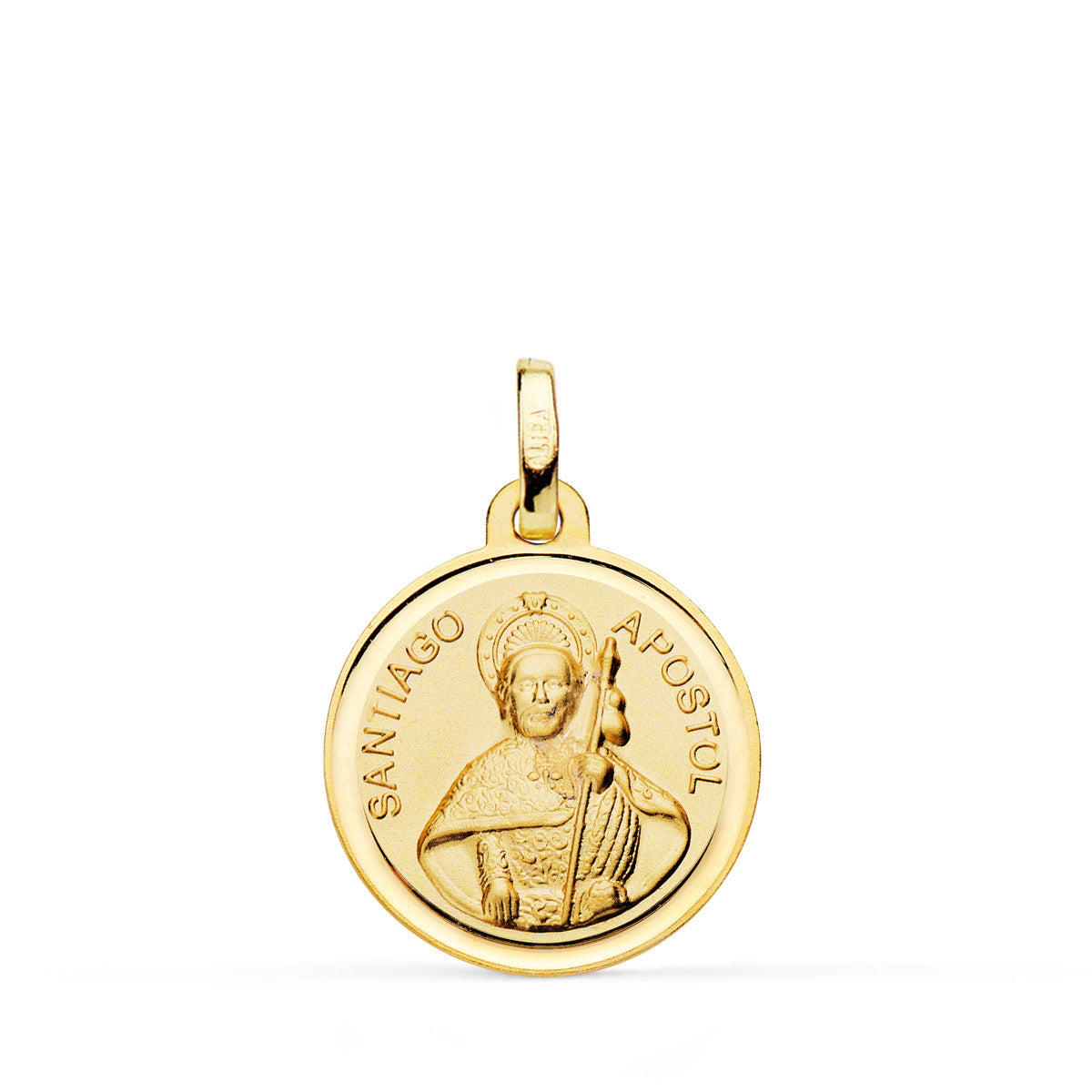 18K Yellow Gold Saint-Jacques Medal 14 mm
