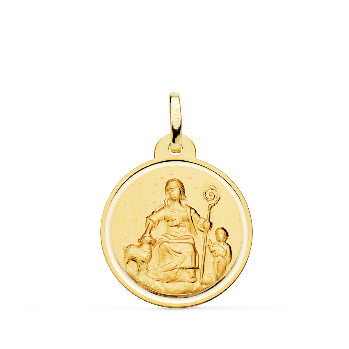18K Divine Shepherdess Medal 20 mm