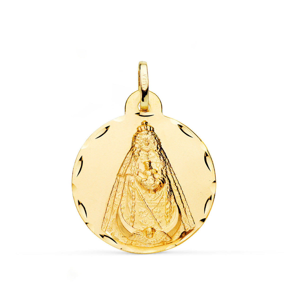 Medaile 18K Černá Madona 24 mm