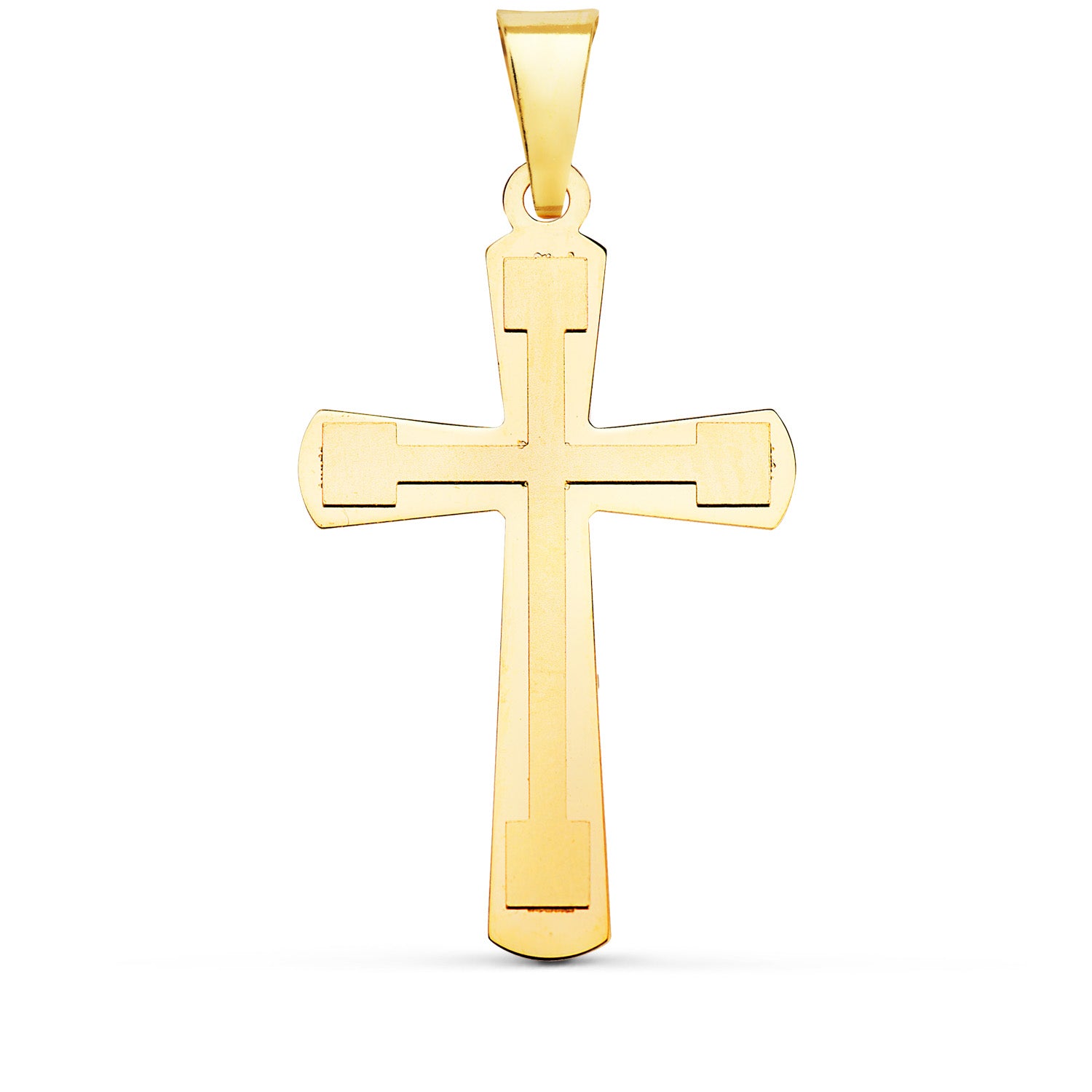18K gult gull Kors 33X20 mm