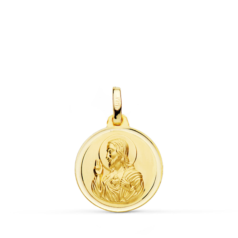 18K Herz-Jesu-Medaille 16MM