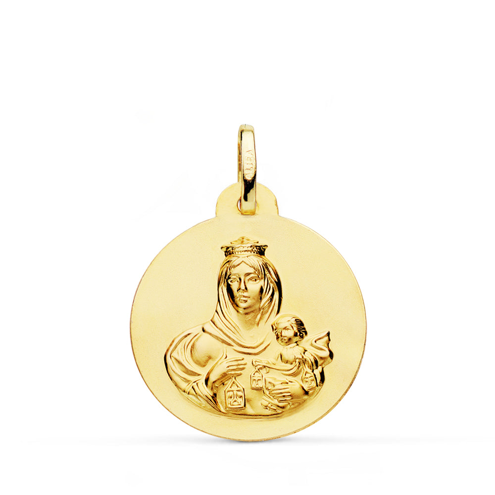 Medalla Escapulario 18K 22MM