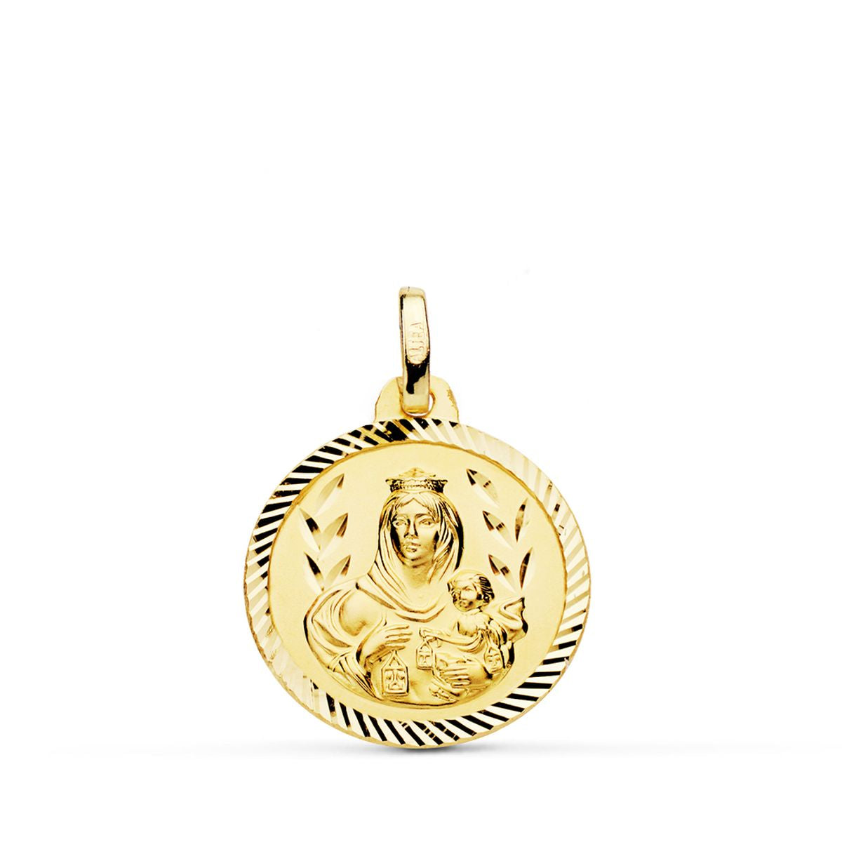 Medalla Escapulario 18K 18MM
