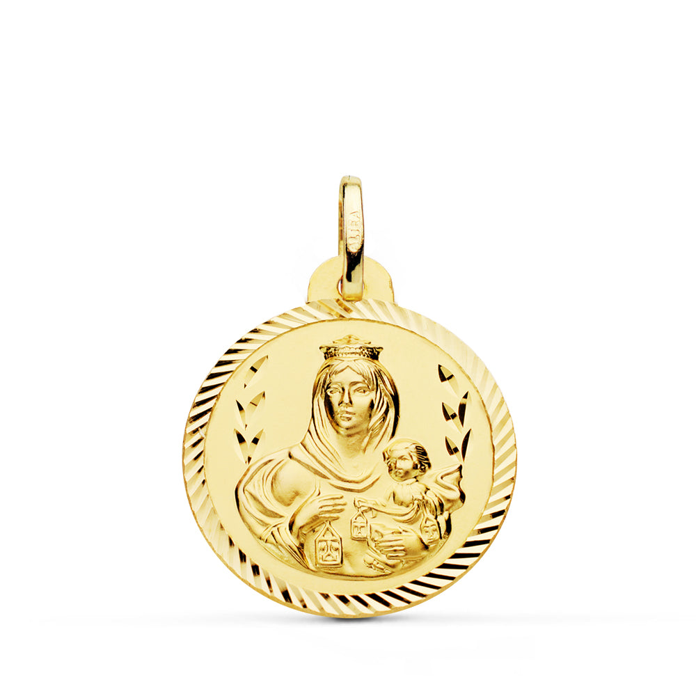 Medalla Escapulario 18K 22MM