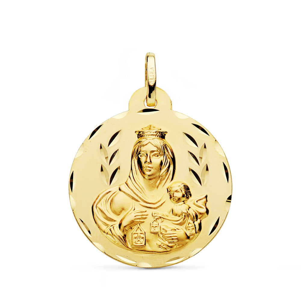 Medalia Scapulară 18K 26 mm
