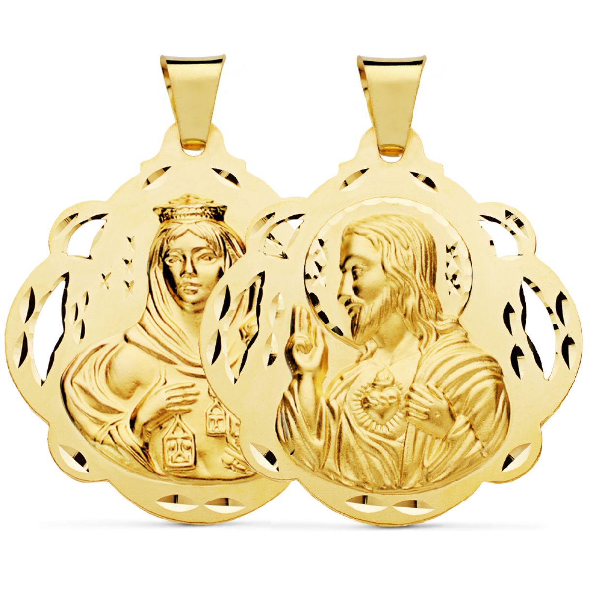 18K Scapular Medal 42MM