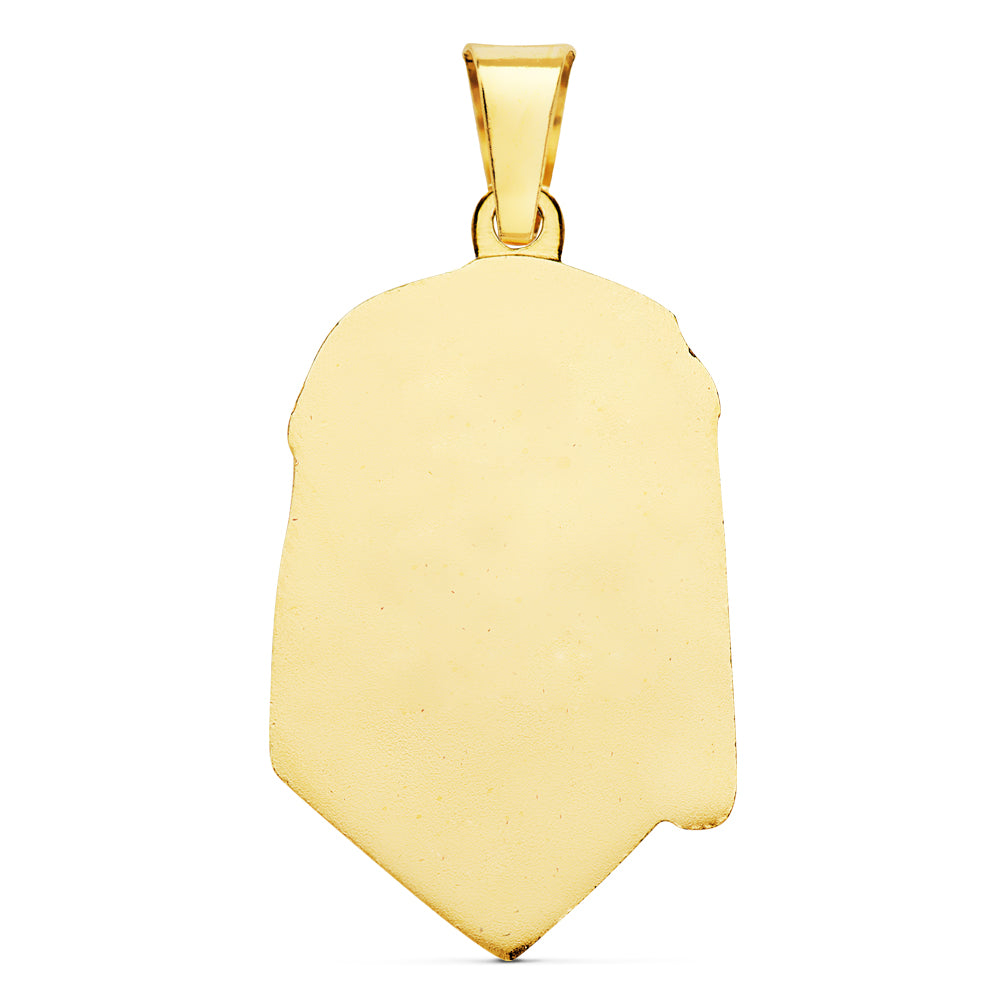 18K Pendentif Christ Larme 28 X 17 mm