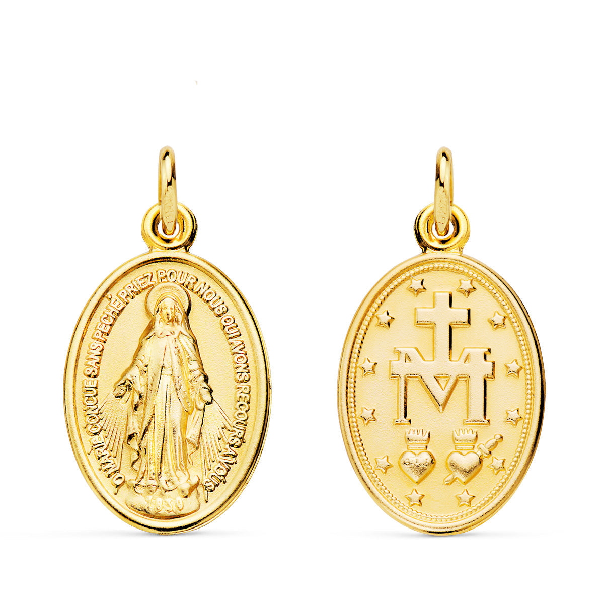 Médaille Vierge Miraculeuse Or 18 carats – 20 mm