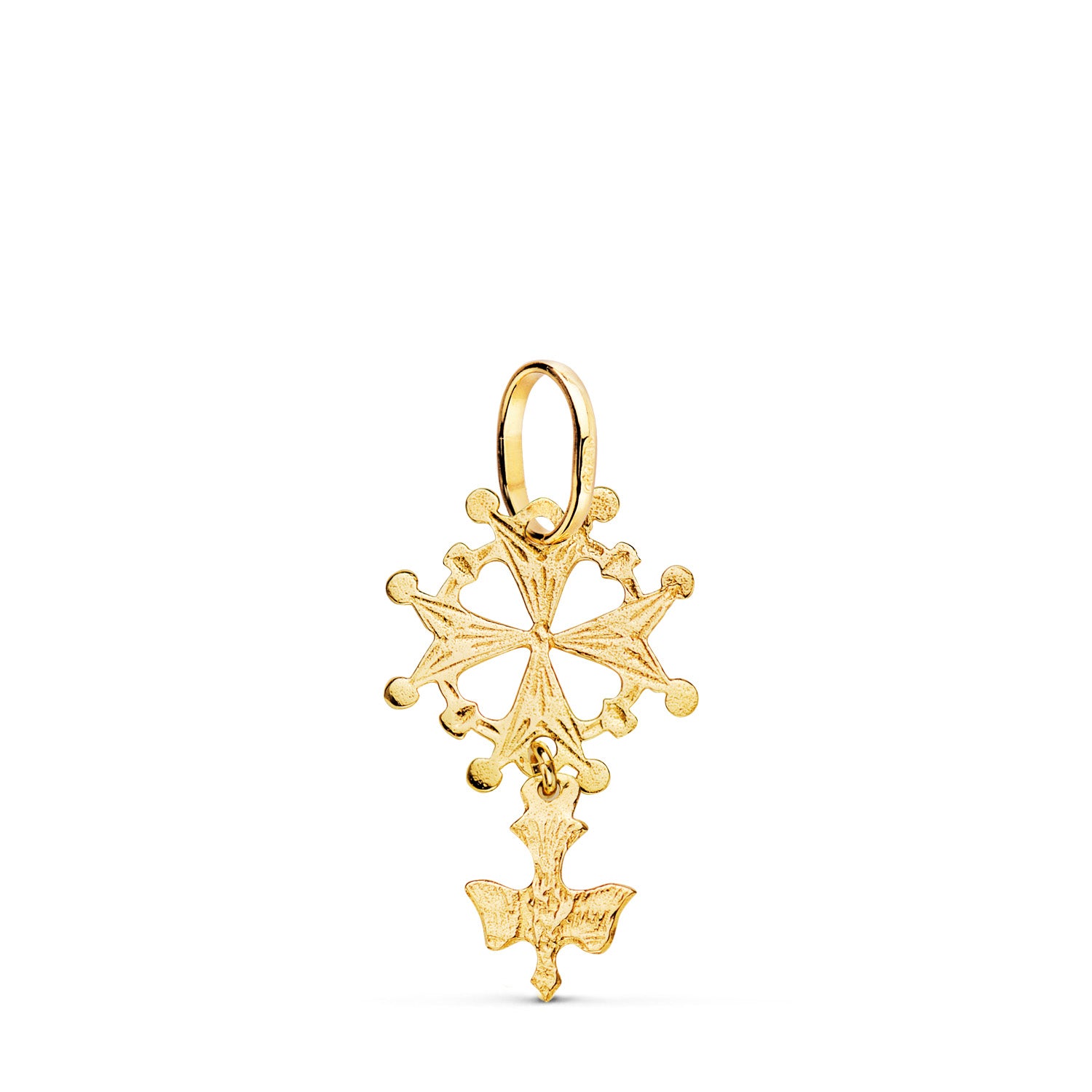 Cruce Hughenot din Aur Galben 18K 24 X 14 mm