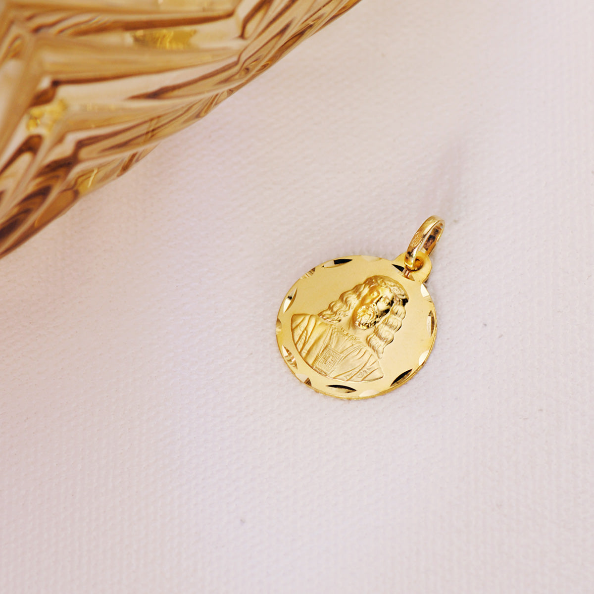 18K Christusreliëfmedaille 18 mm