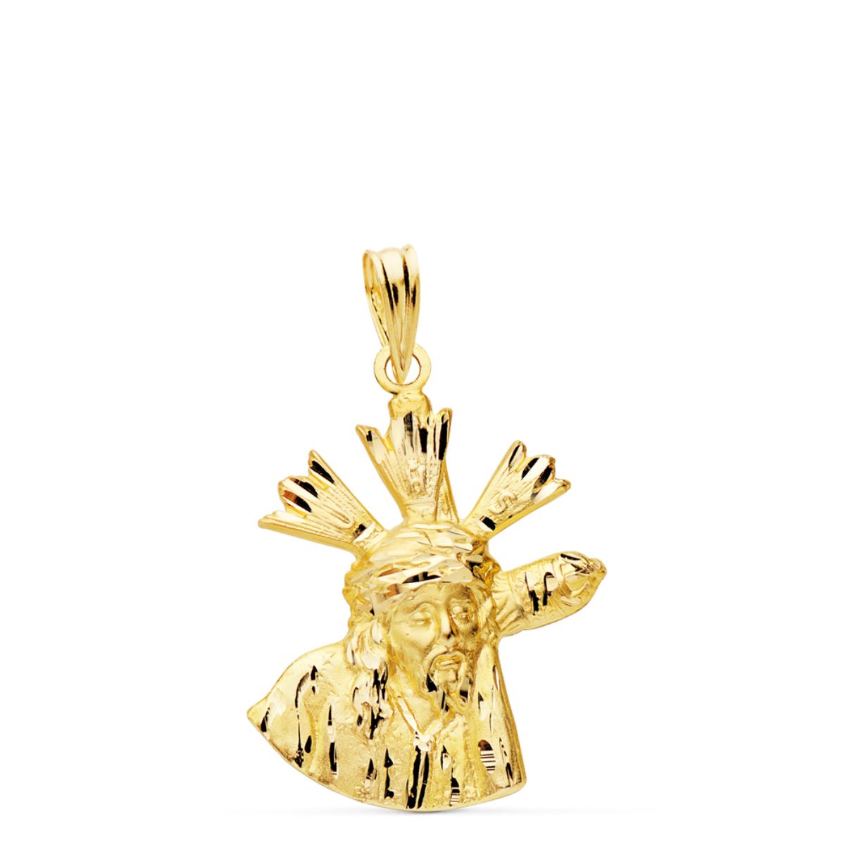 Christ of the Great Power Silhouette 9K gult gull 24X18 mm