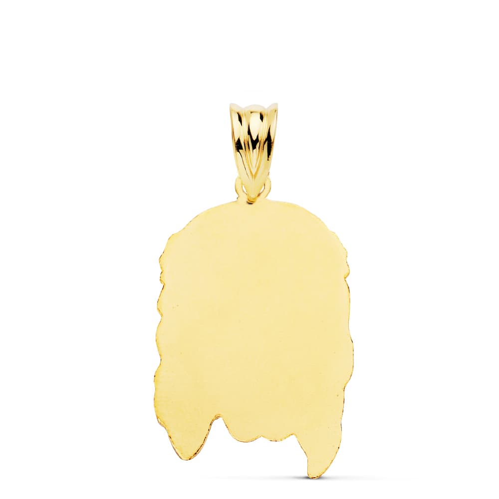 18K Christusportrethanger 26X16MM