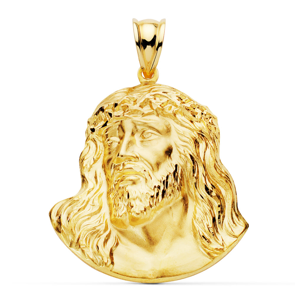 Rostro del Santísimo Cristo Oro Amarillo 18K 42X35 mm