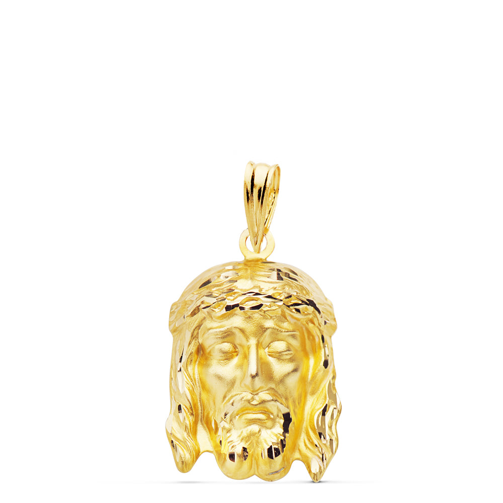 Gul Guld Christ Good Death 18K 21X14 mm