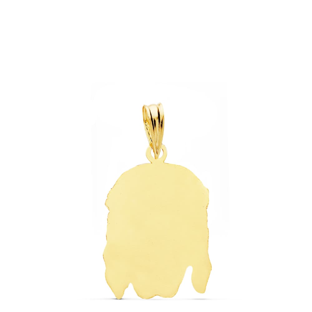 Gul Guld Christ Good Death 18K 21X14 mm