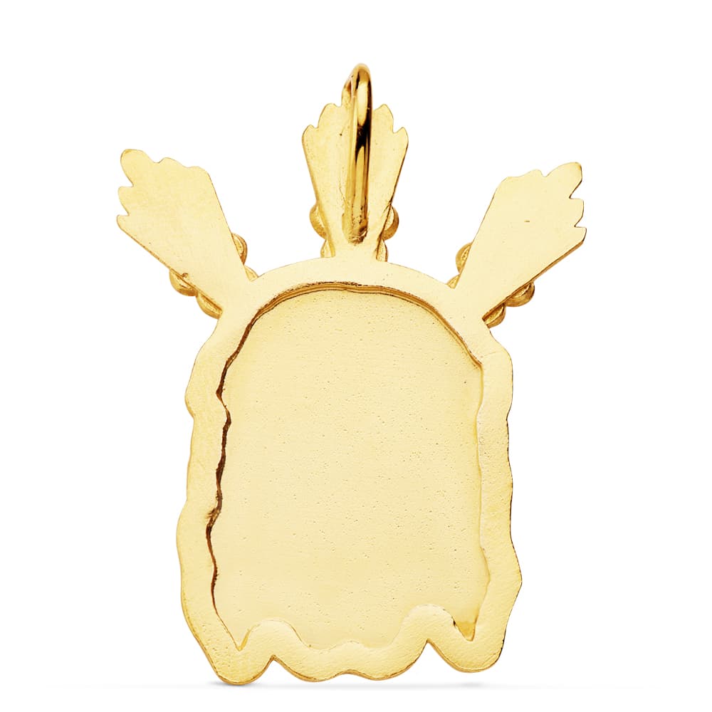 18K Christ Head Pendel 39X28 mm