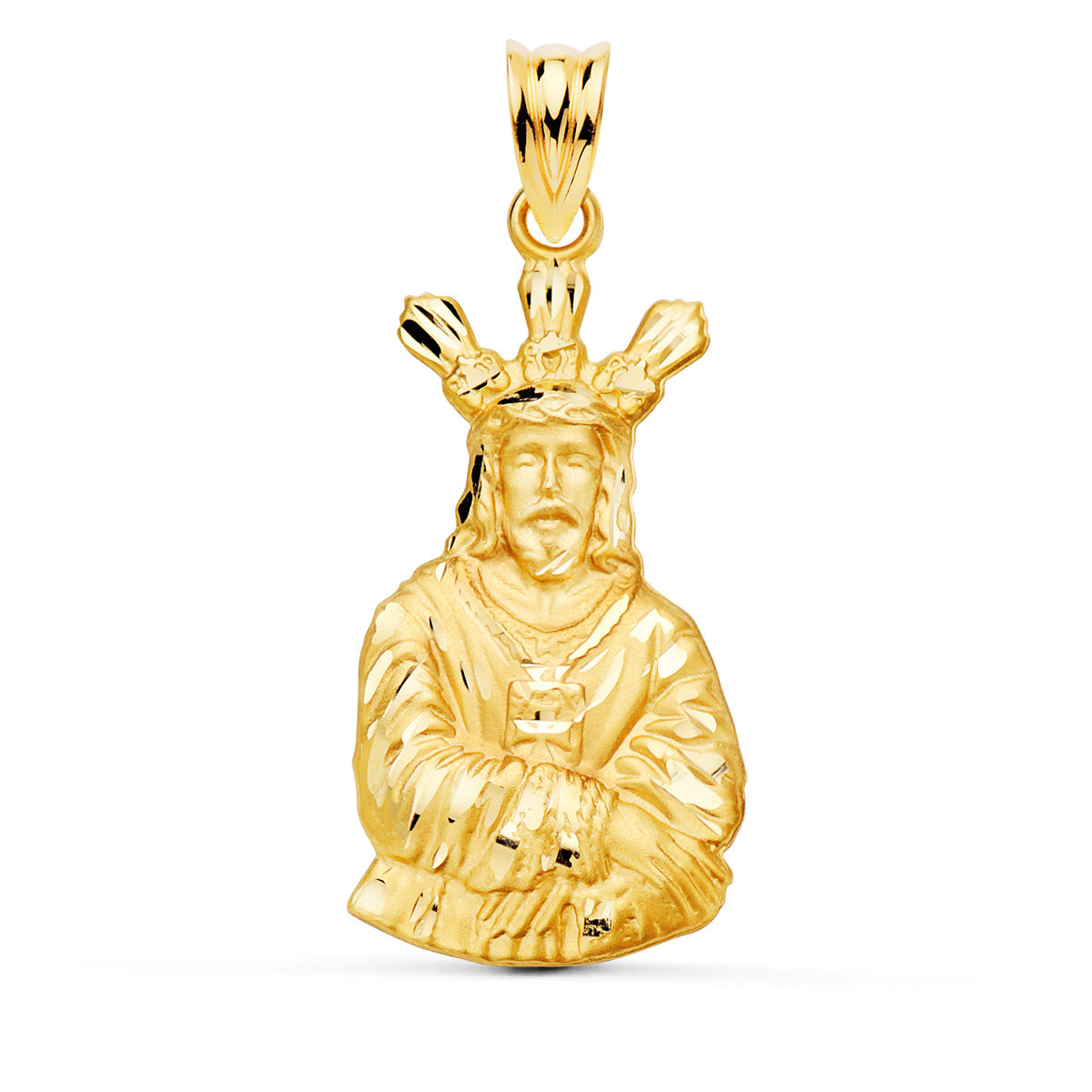 18K Kristus vedhæng 28X16MM