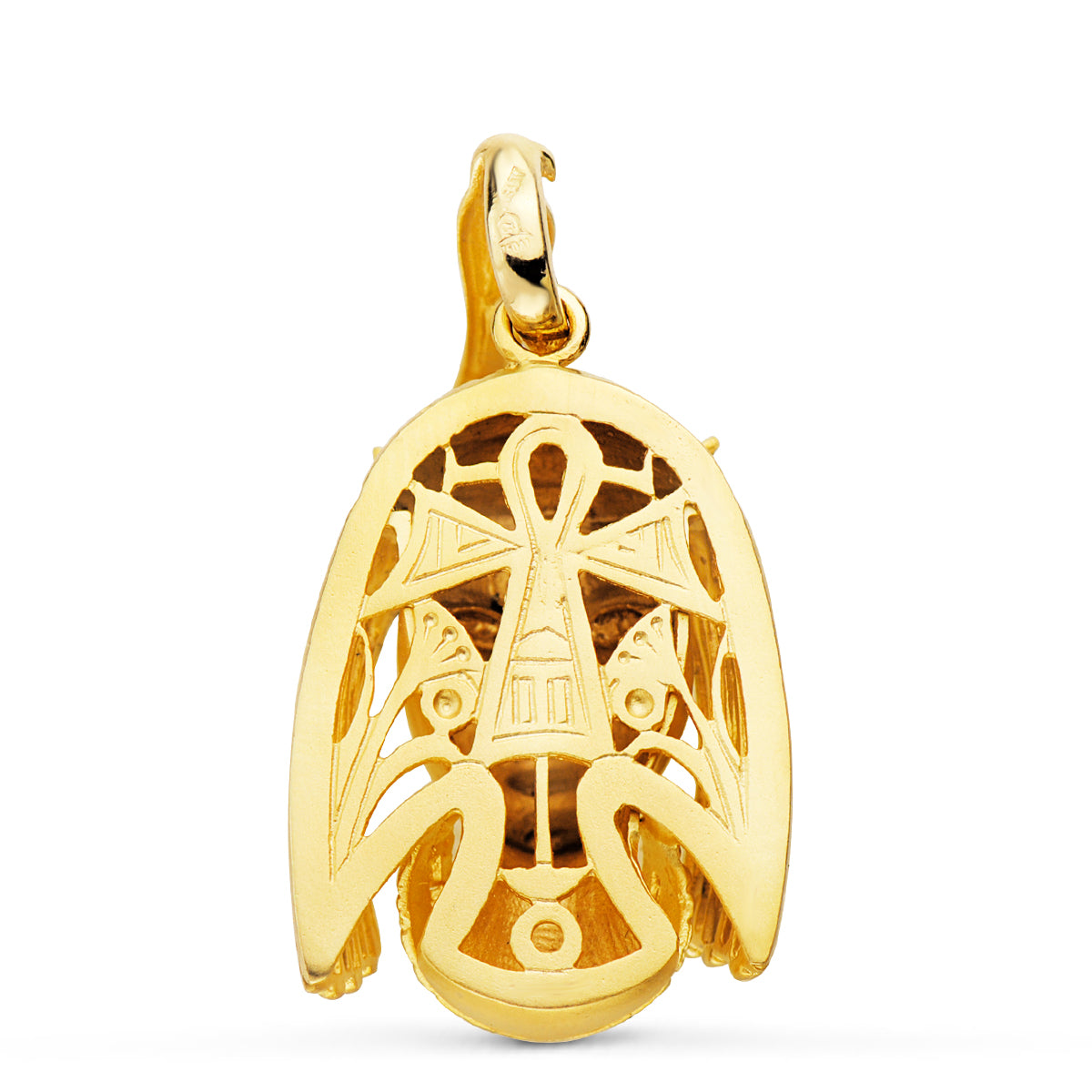18K 2 zlatý přívěsek Nefertari 30X23 mm