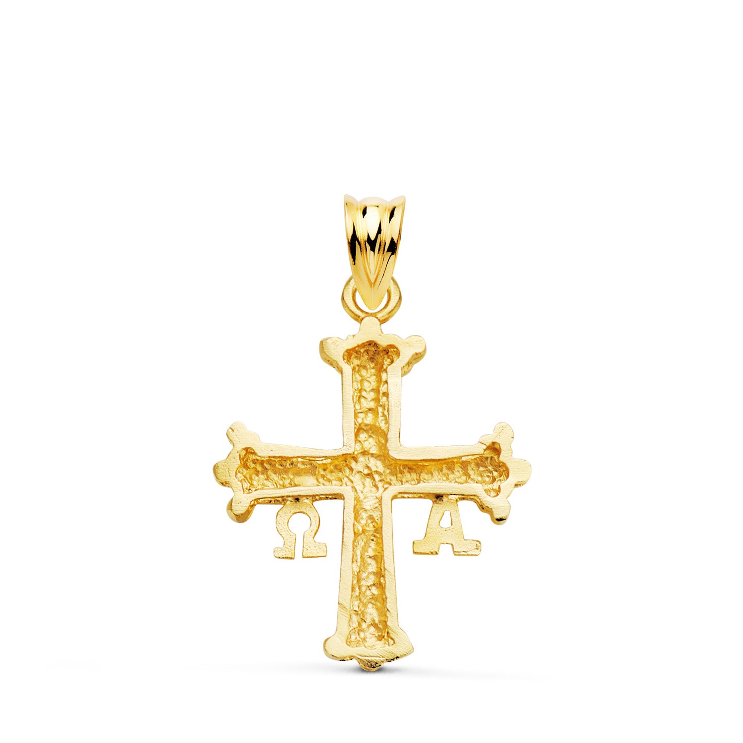 18K Covadonga kruishanger 26 x 20 mm