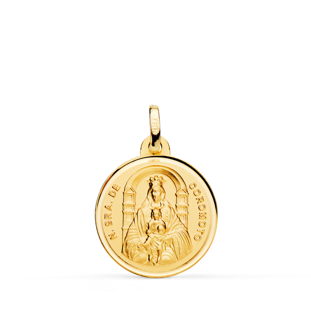 Médaille Vierge 18K Notre-dame de Coromoto Taille Lunette 18 mm