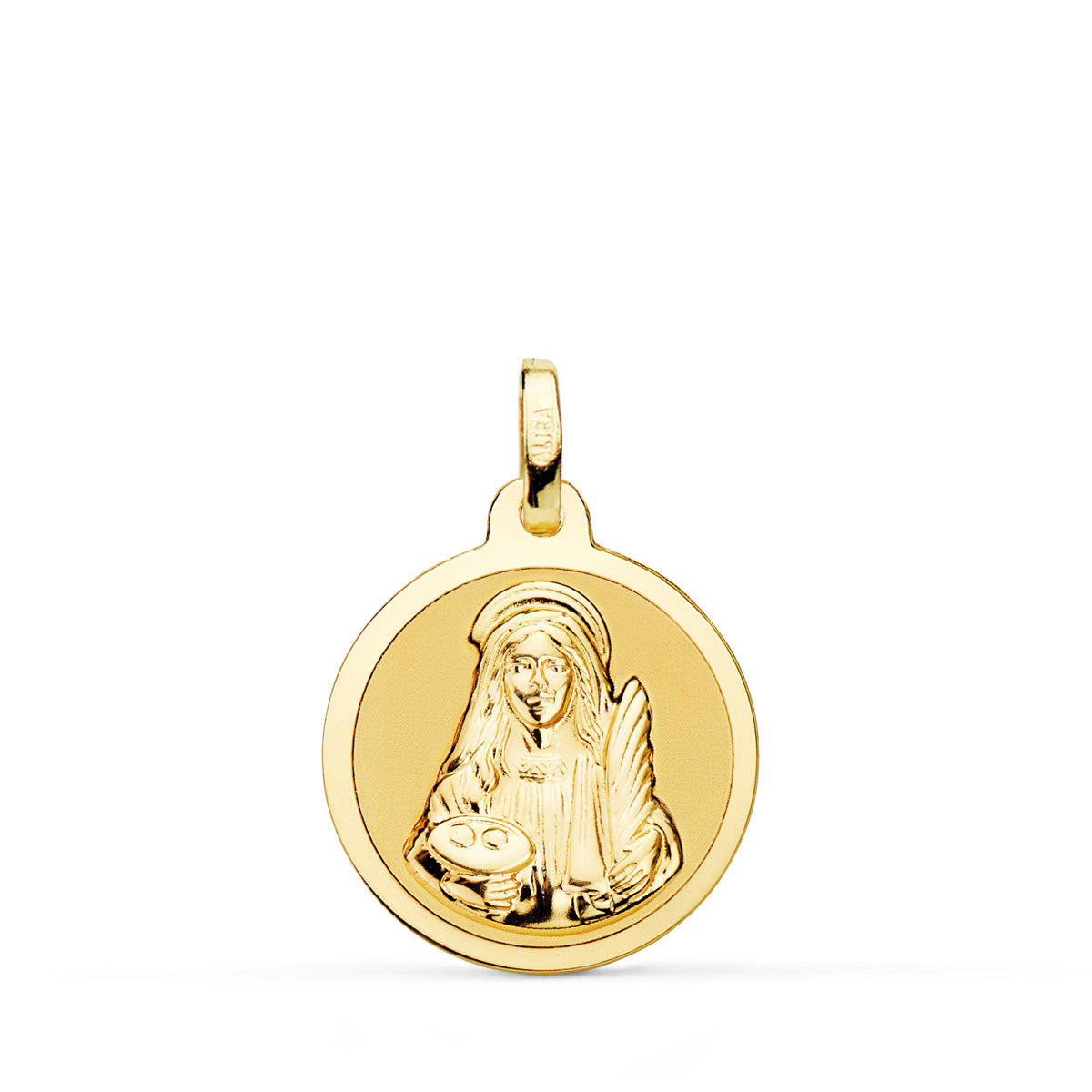 18K セントルシア メダル 18 mm